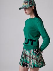UTAA Blend Buckingham Short Skirt : Women's Green