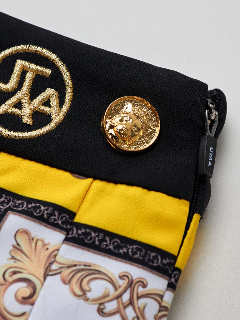 UTAA Ducat Baroque Black Line Skirt : Yellow