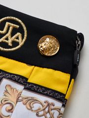 UTAA Ducat Baroque Black Line Skirt : Yellow