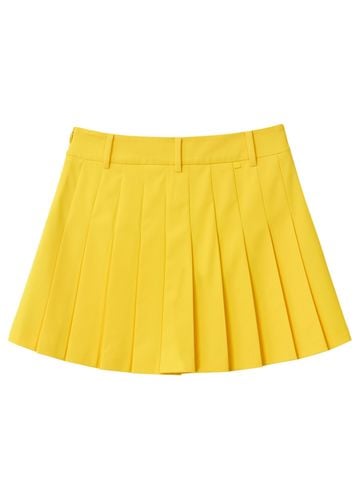 UTAA Basic Solid Flare Skirt : Yellow