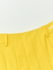 UTAA Basic Solid Flare Skirt : Yellow