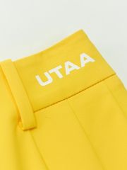 UTAA Basic Solid Flare Skirt : Yellow