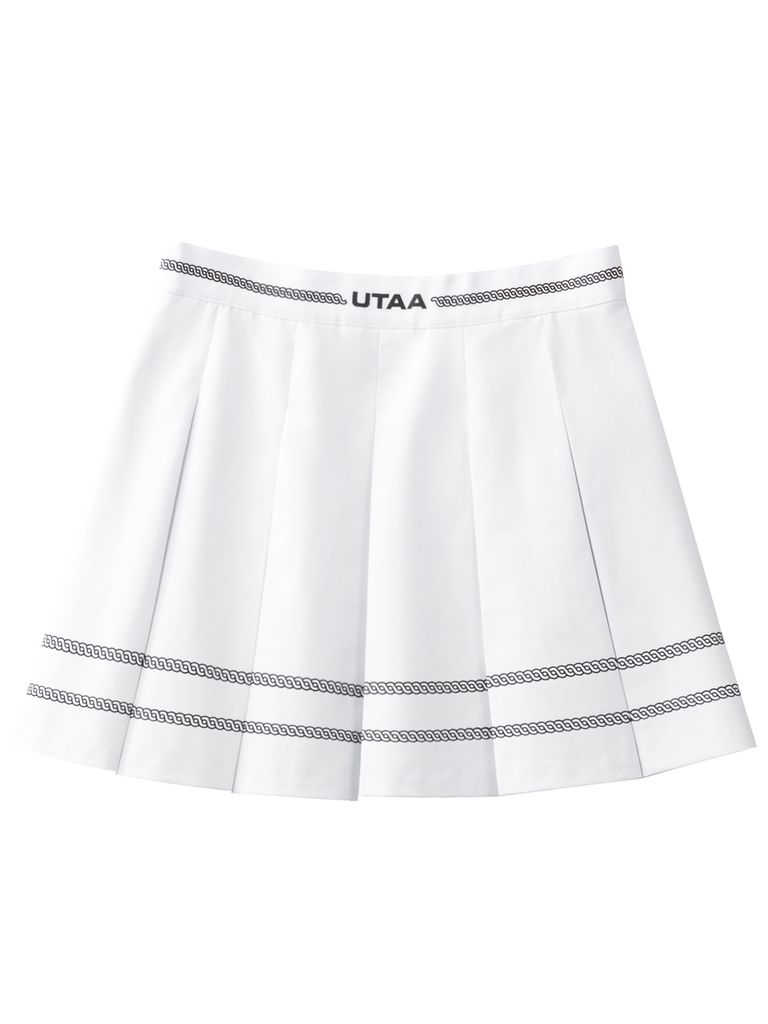 UTAA Scudo Panther Flare Skirt : Women's White