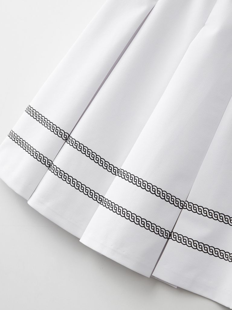 UTAA Scudo Panther Flare Skirt : Women's White
