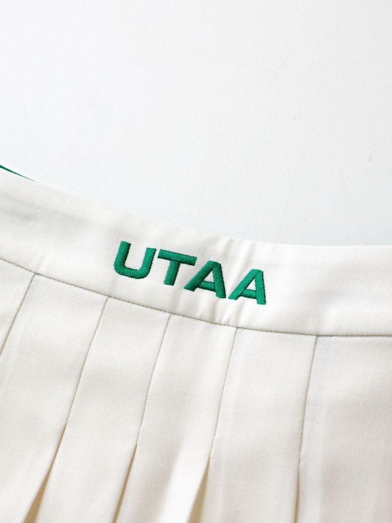 UTAA Putt Knit Flare Skirt : Women's White