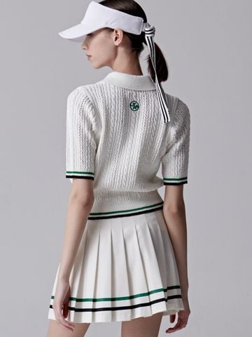 UTAA Putt Knit Flare Skirt : Women's White