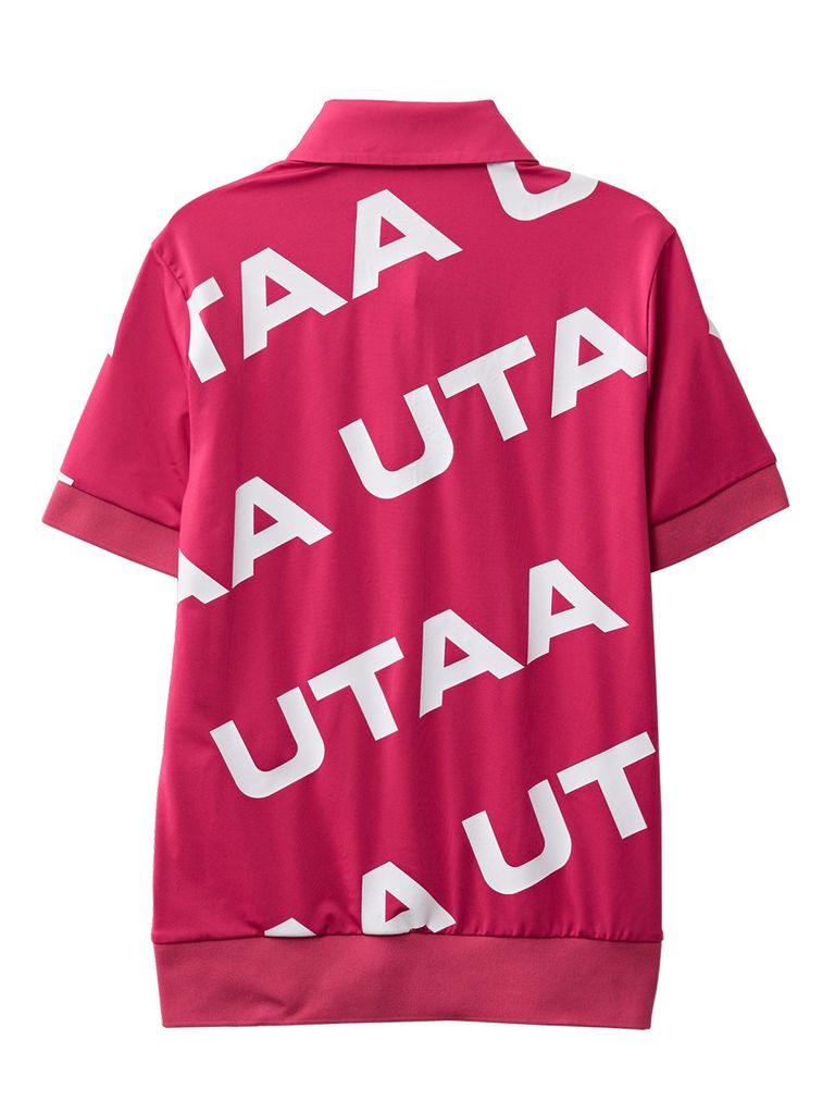 UTAA Logo Wave Polo Shirts : Women's Pink
