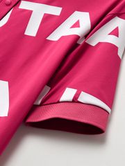 UTAA Logo Wave Polo Shirts : Women's Pink