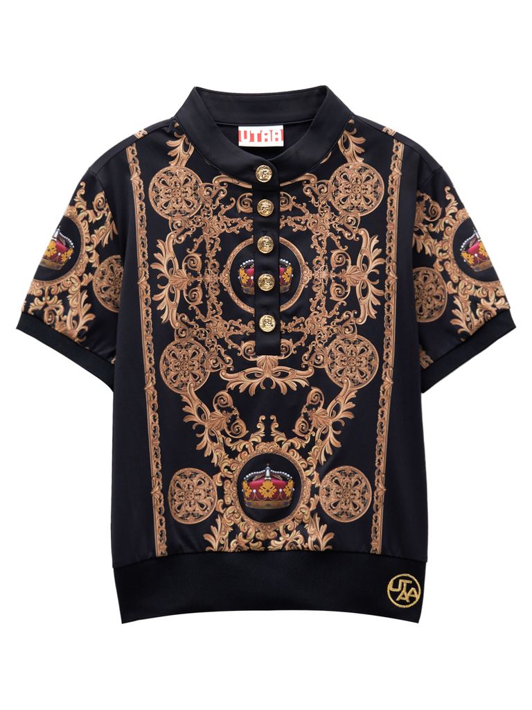 UTAA Emperor Crown Baroque PK T-shirts : Black