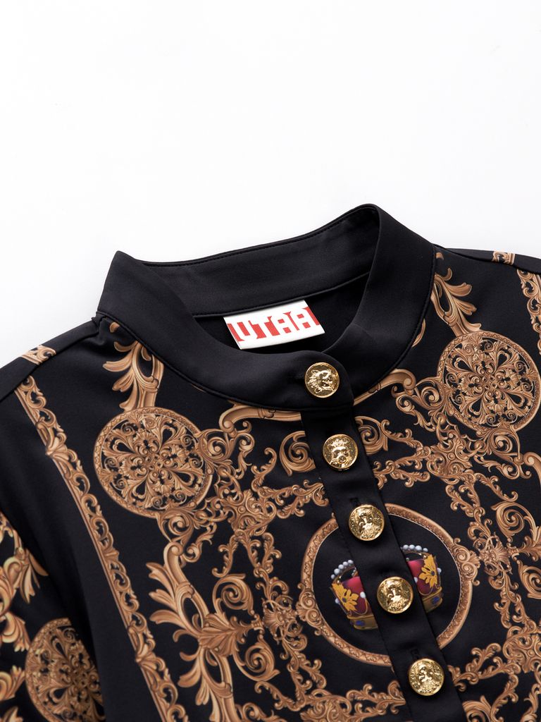 UTAA Emperor Crown Baroque PK T-shirts : Black