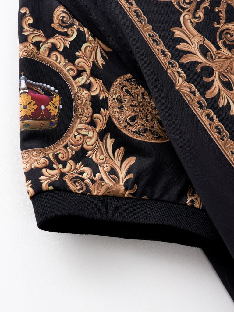 UTAA Emperor Crown Baroque PK T-shirts : Black