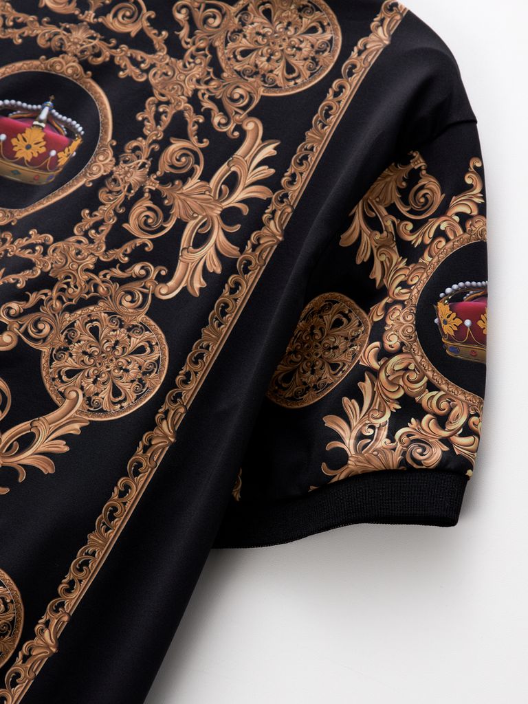 UTAA Emperor Crown Baroque PK T-shirts : Black