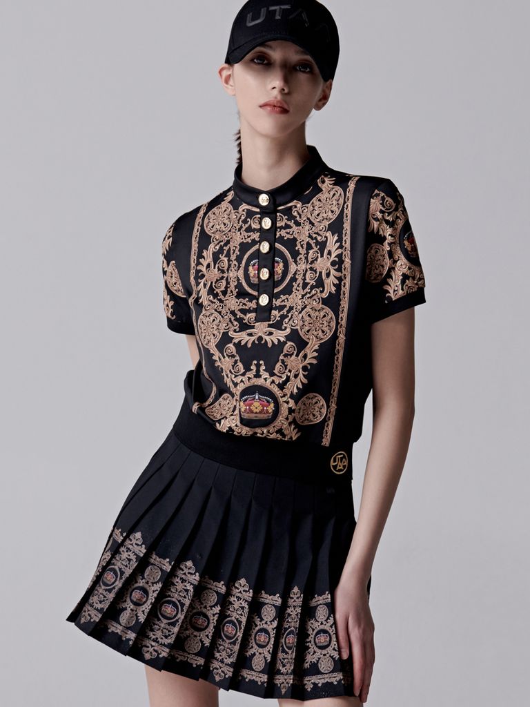 UTAA Emperor Crown Baroque PK T-shirts : Black