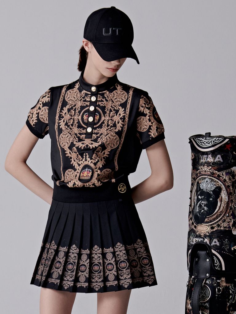 UTAA Emperor Crown Baroque PK T-shirts : Black