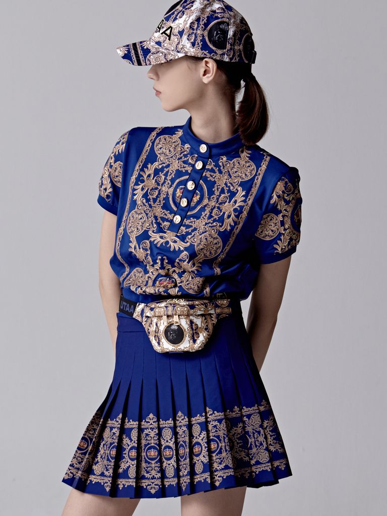 UTAA Emperor Crown Baroque PK T-shirts : Blue