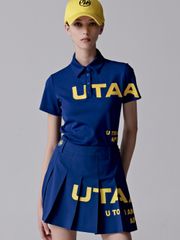 UTAA Brie Big Logo Symbol PK T-Shirts : Women's Blue