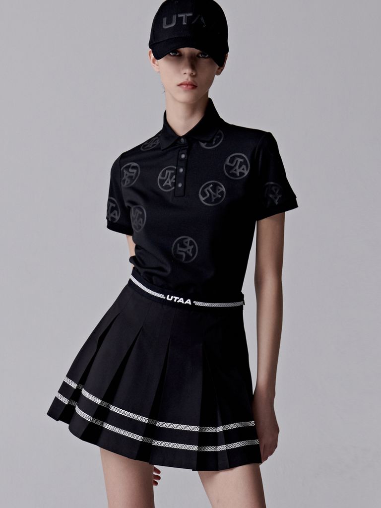UTAA Logo Drop PK T-Shirts : Women's Black
