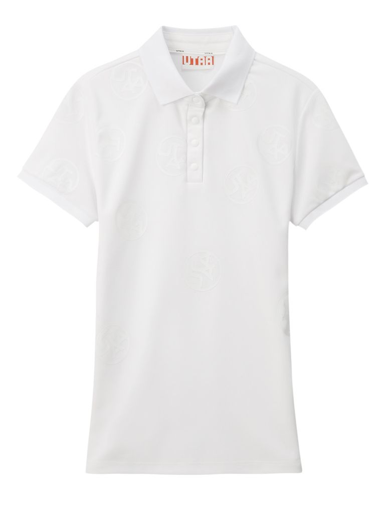 UTAA Logo Drop PK T-Shirts : Women's White