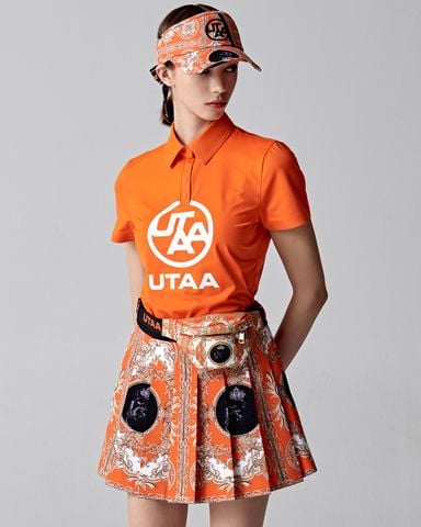 UTAA Logo Emblem PK T-Shirts : Women's Orange