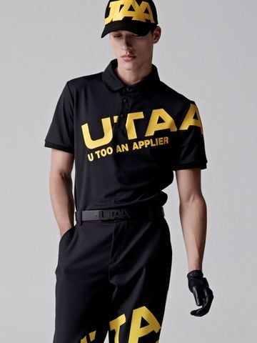 UTAA Logo Bounce PK T-Shirts: Black