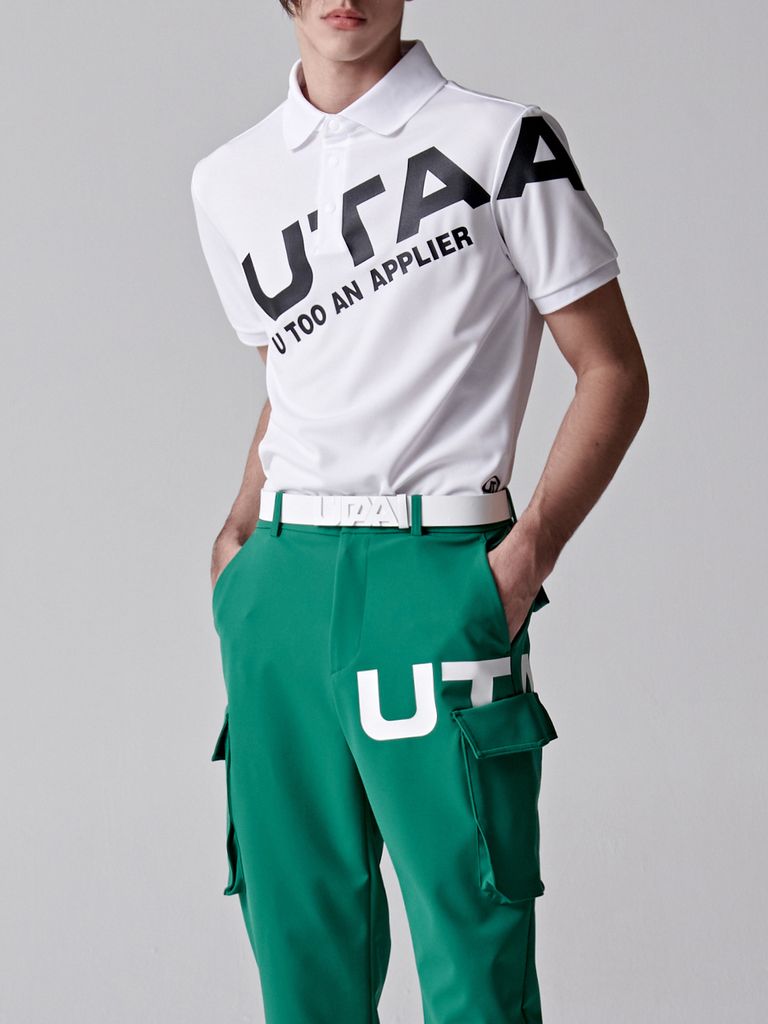 UTAA Logo Bounce PK T-Shirts: White