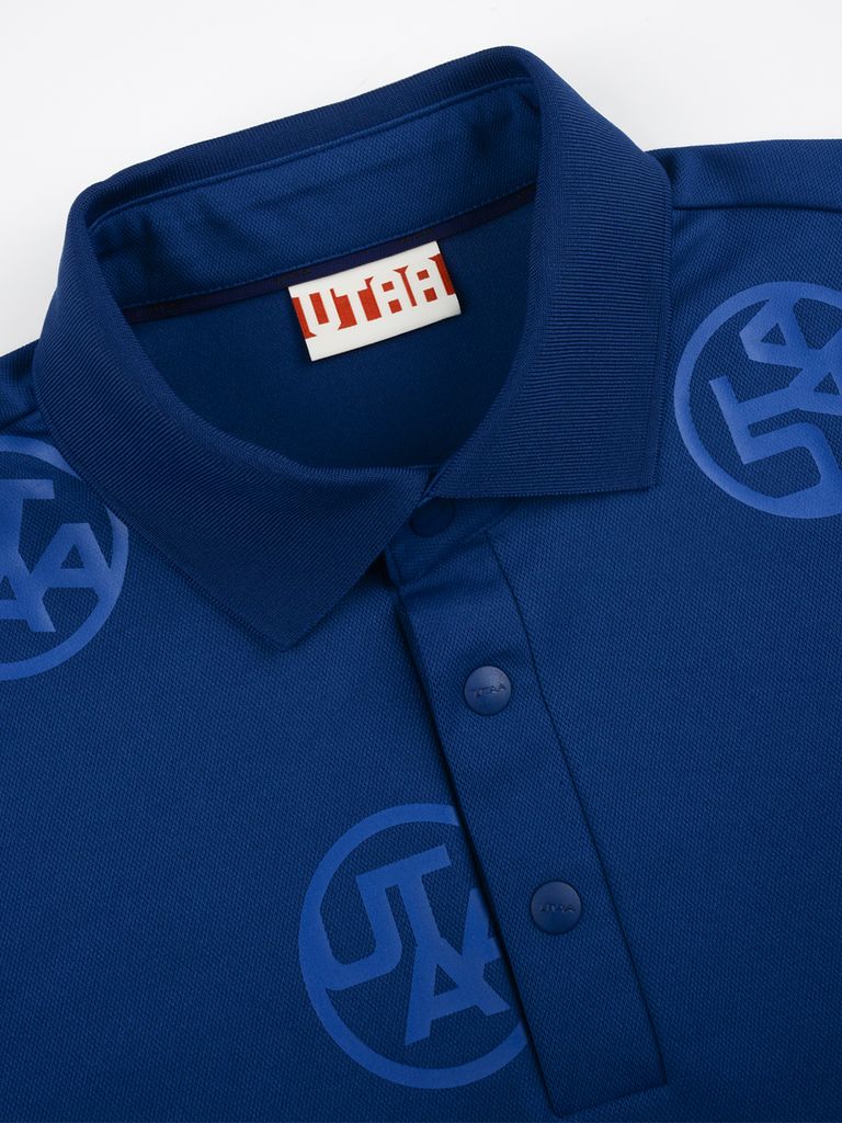 UTAA Logo Drop PK T-Shirts : Men's Blue