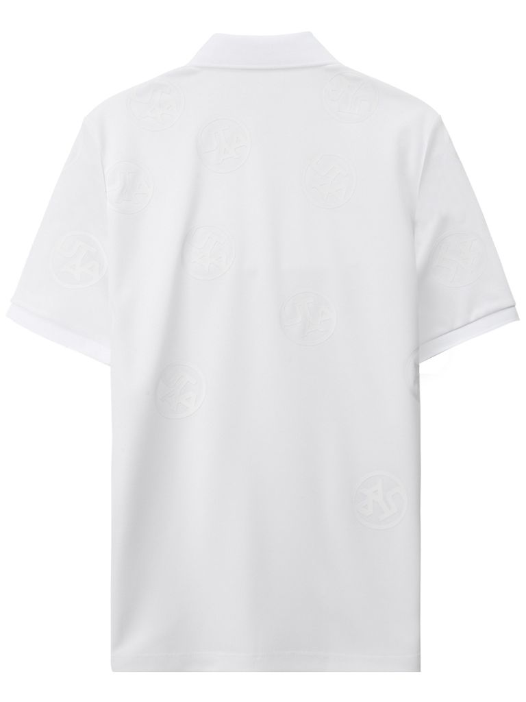 UTAA Logo Drop PK T-Shirts : Men's White