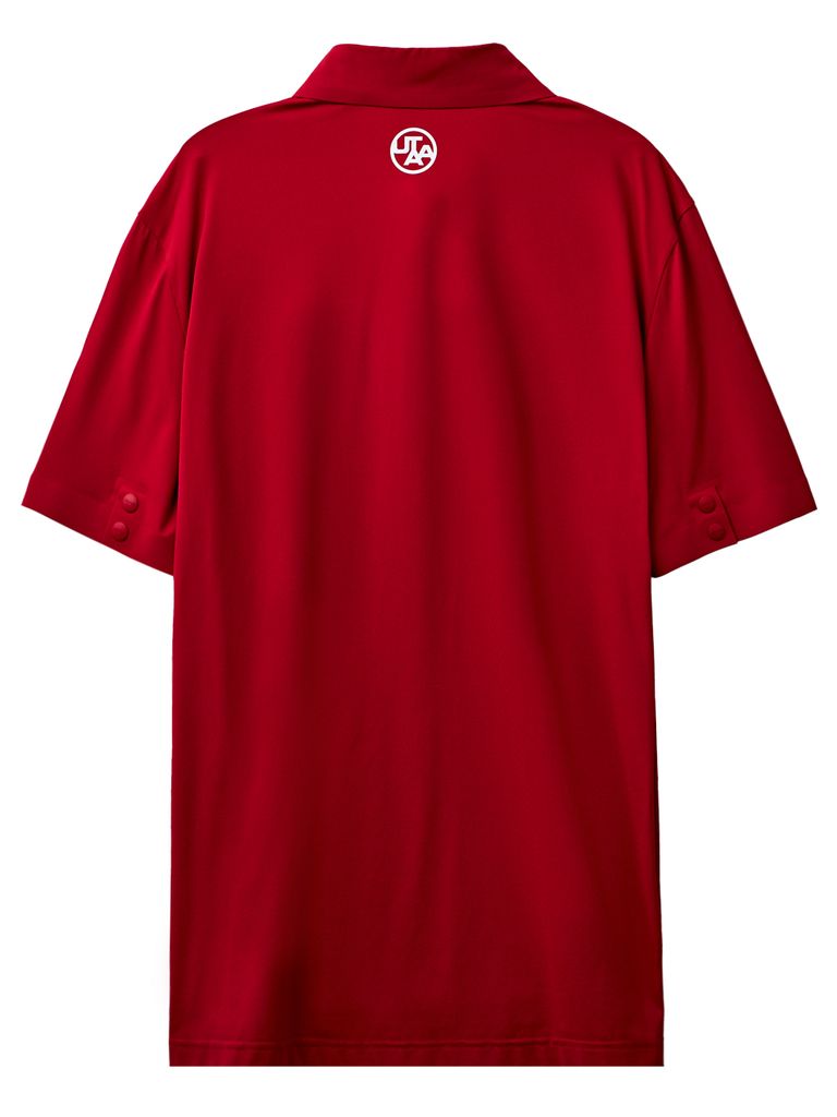 UTAA Logo Emblem PK T-Shirts : Men's D/Red