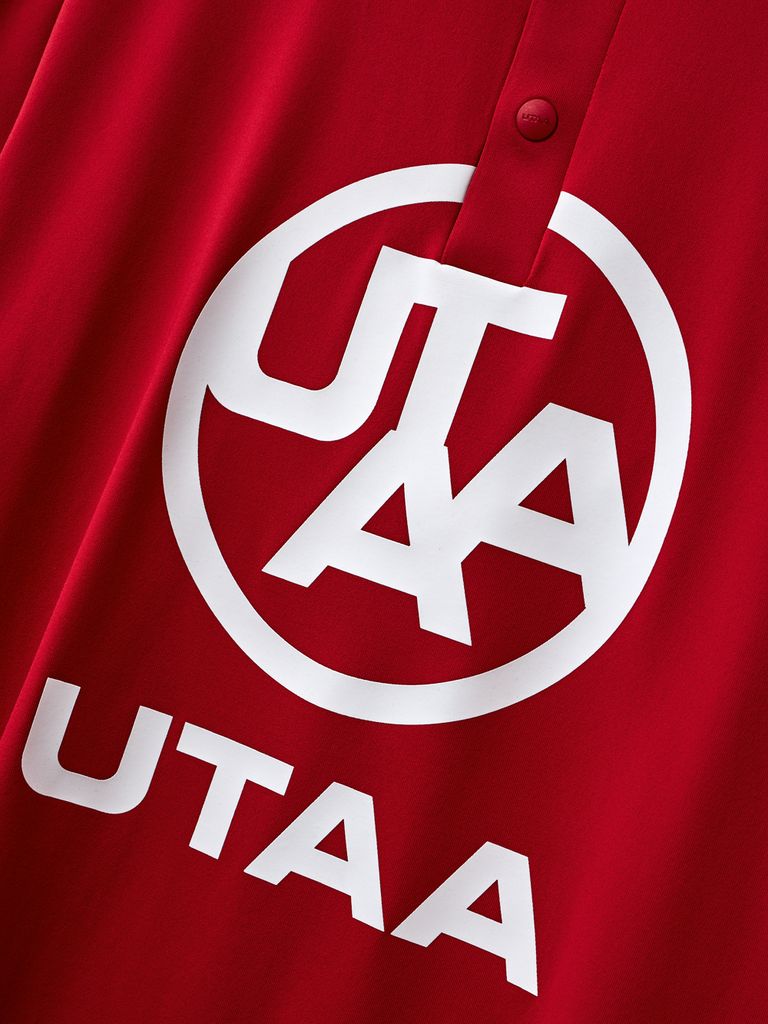 UTAA Logo Emblem PK T-Shirts : Men's D/Red