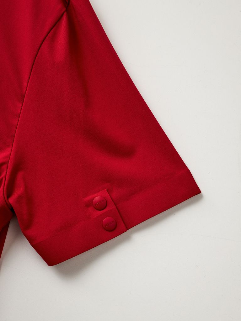 UTAA Logo Emblem PK T-Shirts : Men's D/Red