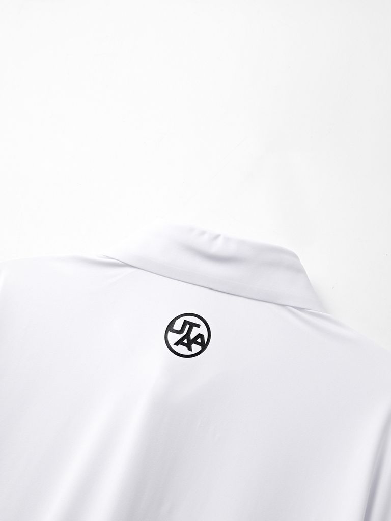 UTAA Logo Emblem PK T-Shirts : Men's White