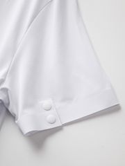 UTAA Logo Emblem PK T-Shirts : Men's White