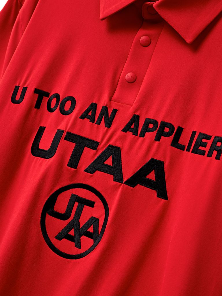 UTAA Swing Fit Logo PK T-Shirts : Men's Red