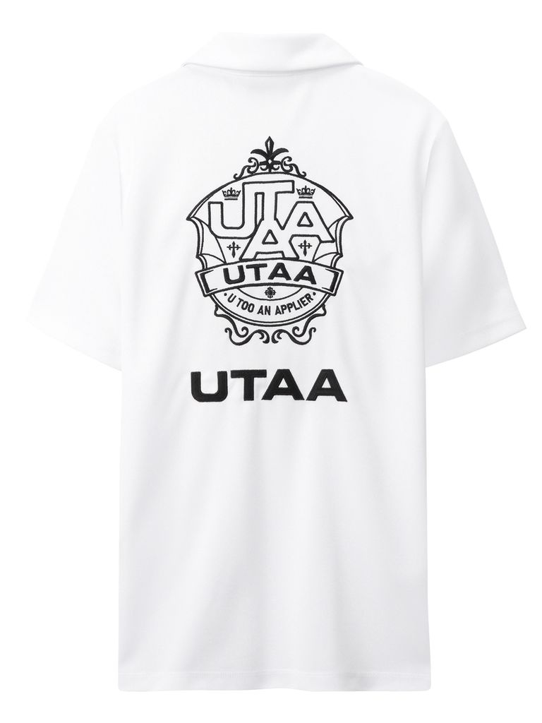 UTAA Crown Panther Emblem PK T-Shirts : Men's White