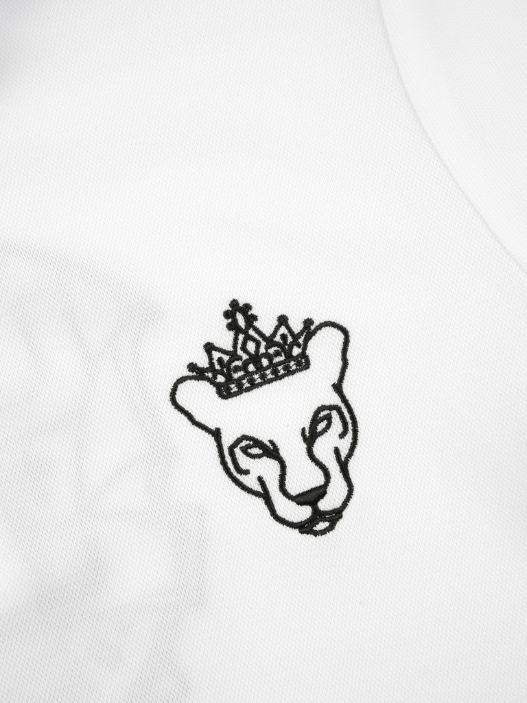 UTAA Crown Panther Emblem PK T-Shirts : Men's White