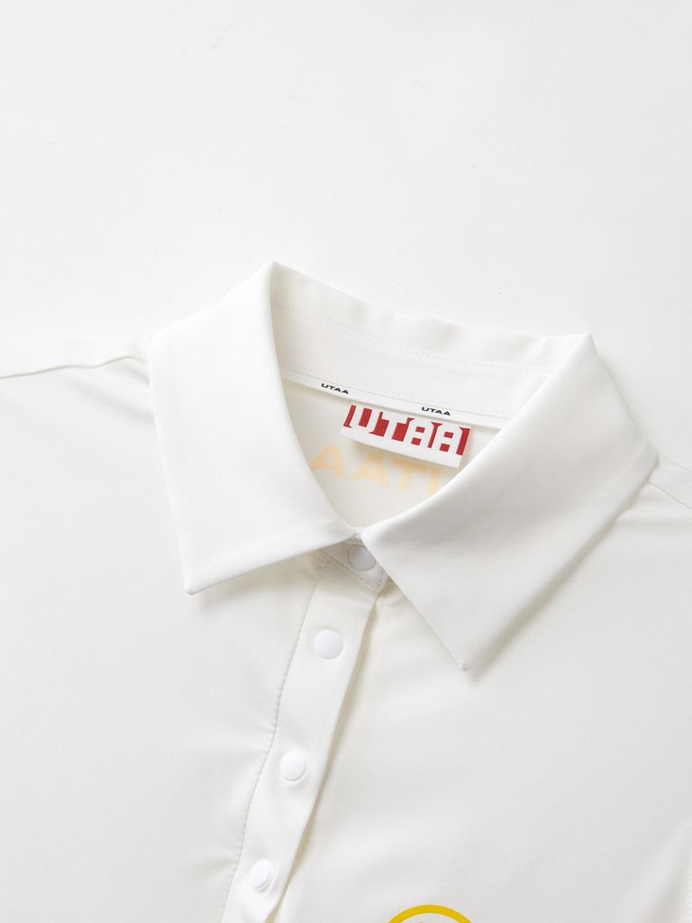 UTAA Symbol Sleeve T-Shirts : Women's White