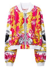 Festive Crown Panther Blouson Jumper : Women's Pink
