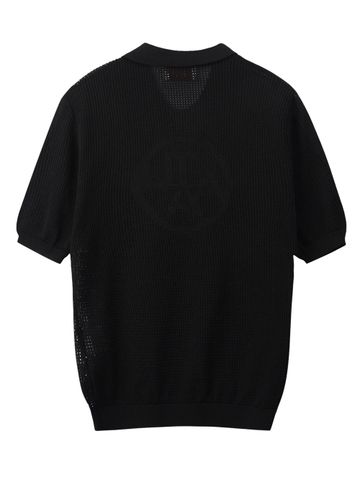 UTAA Mesh Knit Tee : Women's Black