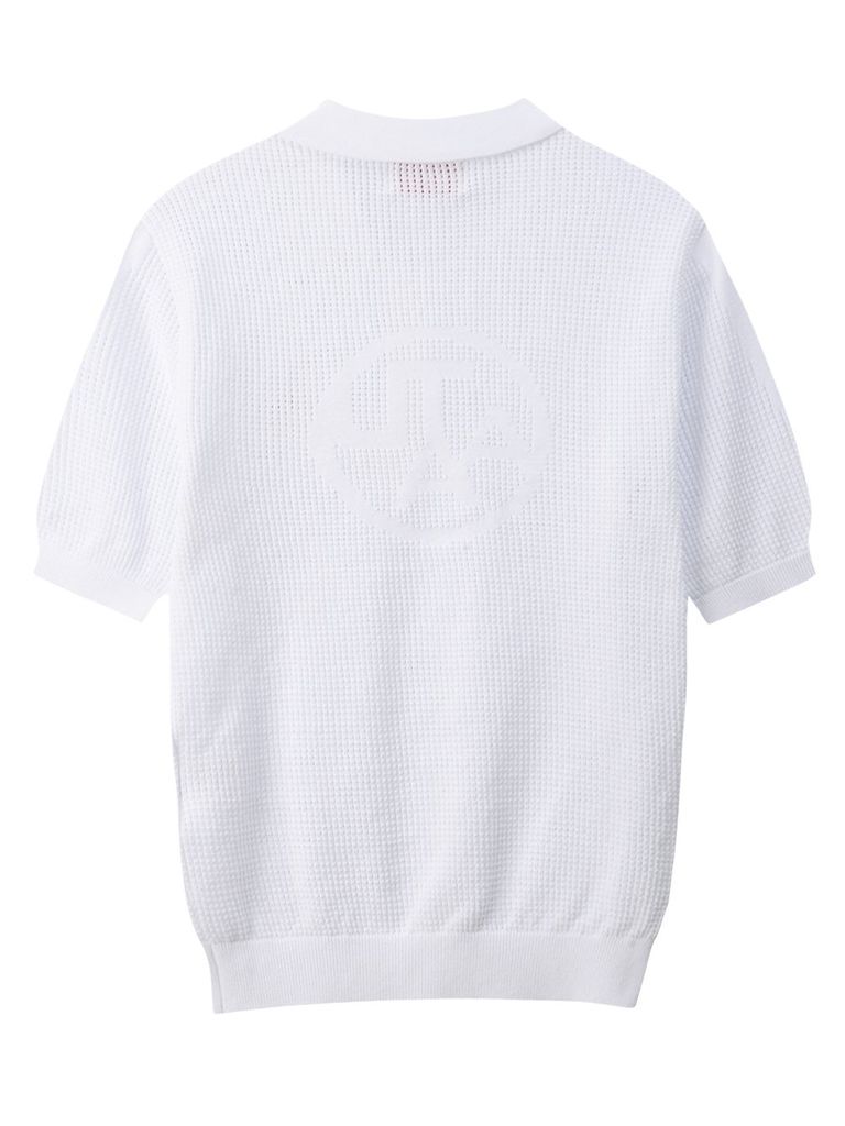 UTAA Mesh Knit Tee : Women's White