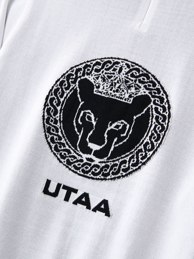 UTAA Ring Panther Wave Knit PK Sleeve : Women's Black