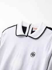 UTAA Ring Panther Wave Knit PK Sleeve : Women's White