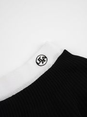 UTAA Wave Flare Knit Skirt : Women's Black