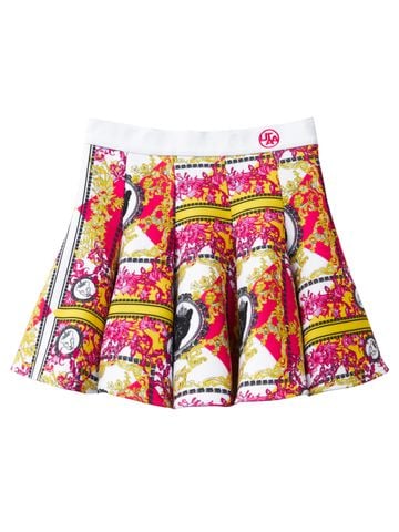 Fesitive Crown Panther Flare Skirt : Women's Pink