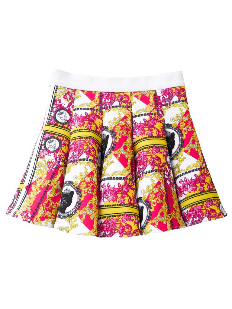 Fesitive Crown Panther Flare Skirt : Women's Pink