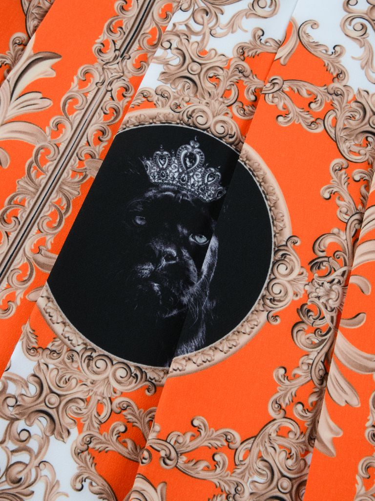 UTAA Panther Buckingham Skirt : Orange