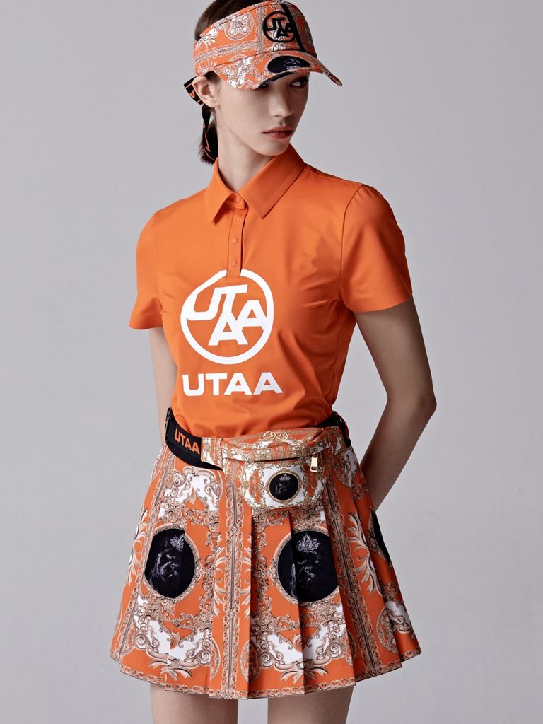 UTAA Panther Buckingham Skirt : Orange