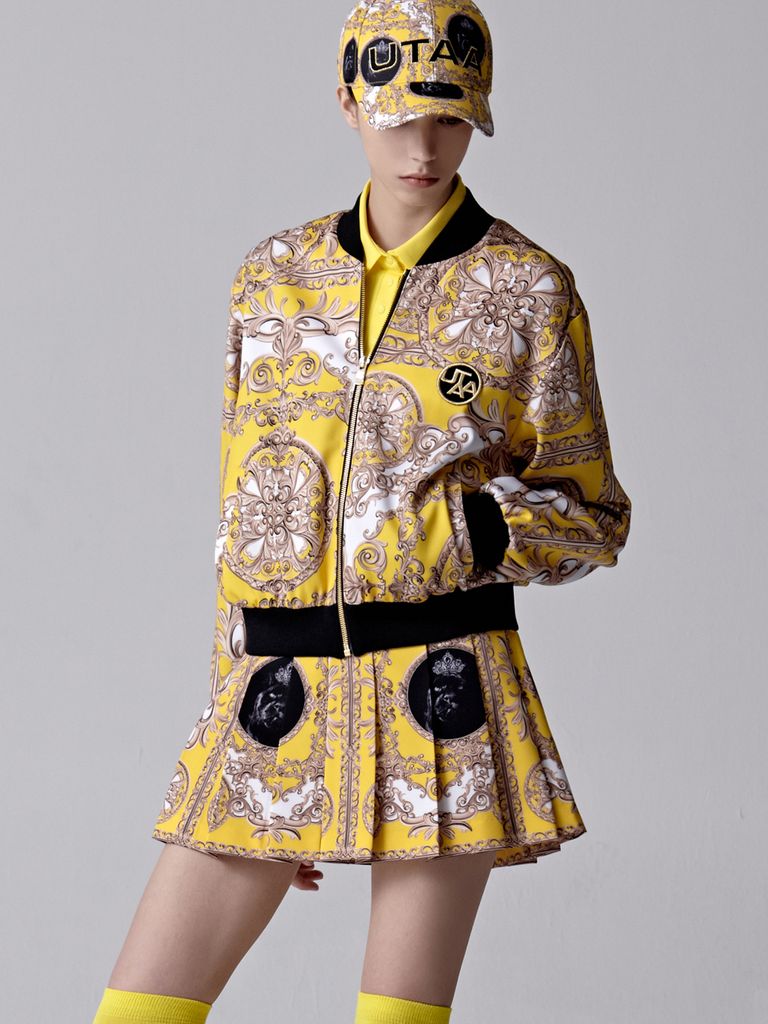 UTAA Panther Buckingham Skirt : Yellow