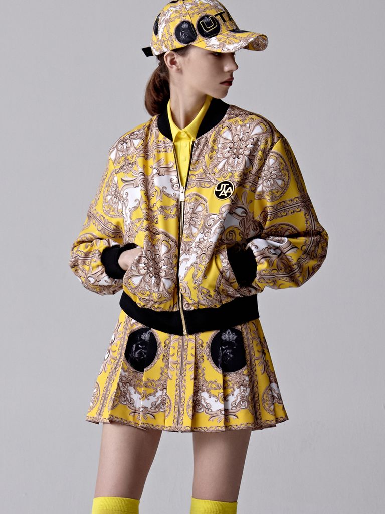 UTAA Panther Buckingham Skirt : Yellow