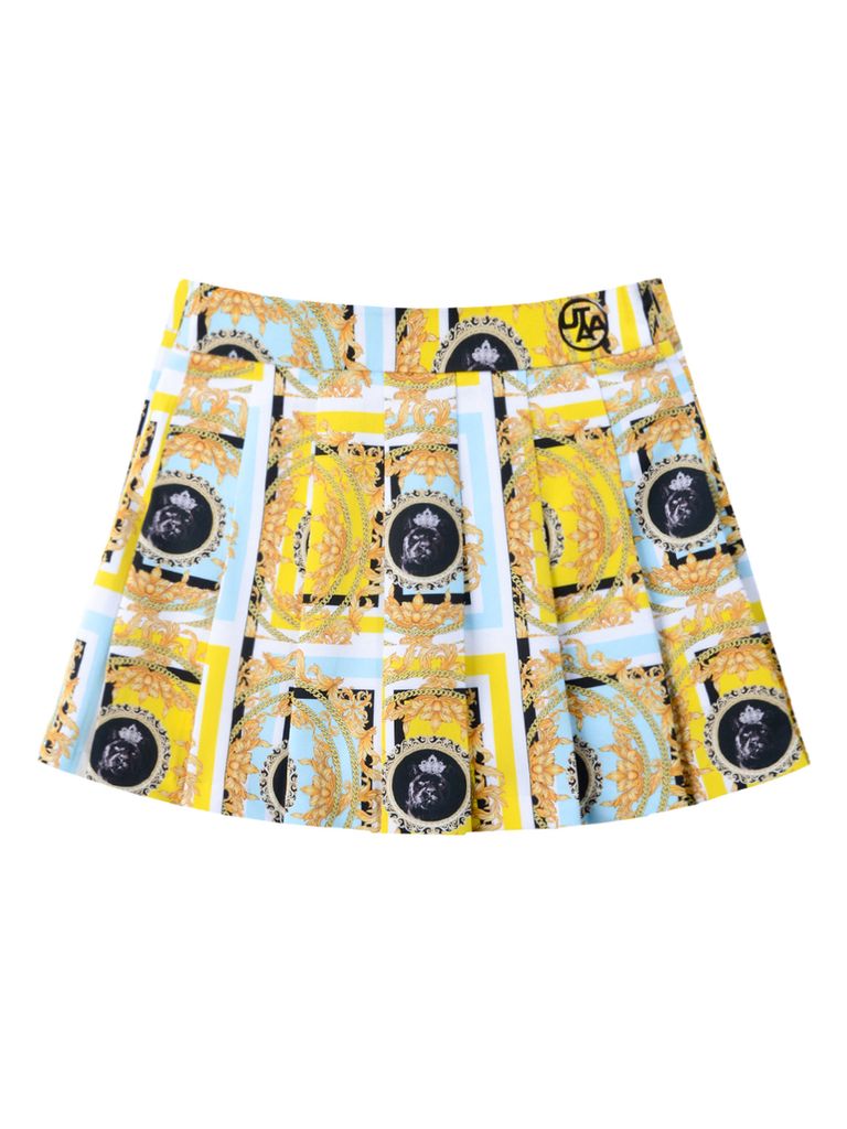 UTAA Stripe Baroque Flare Skirt : Mint
