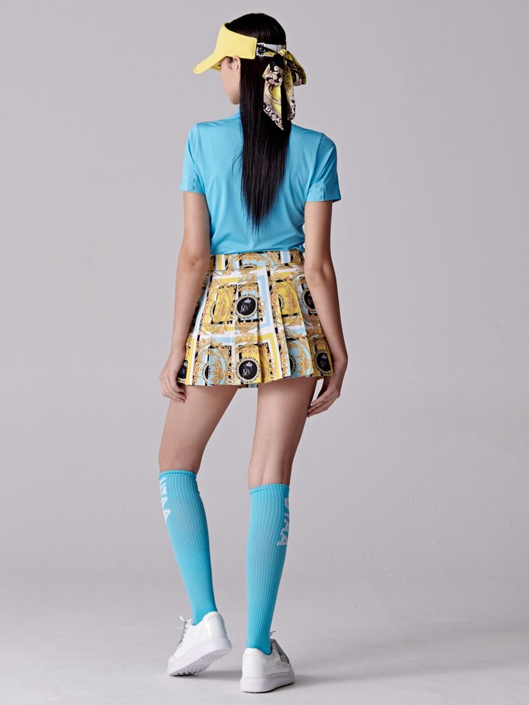 UTAA Stripe Baroque Flare Skirt : Mint